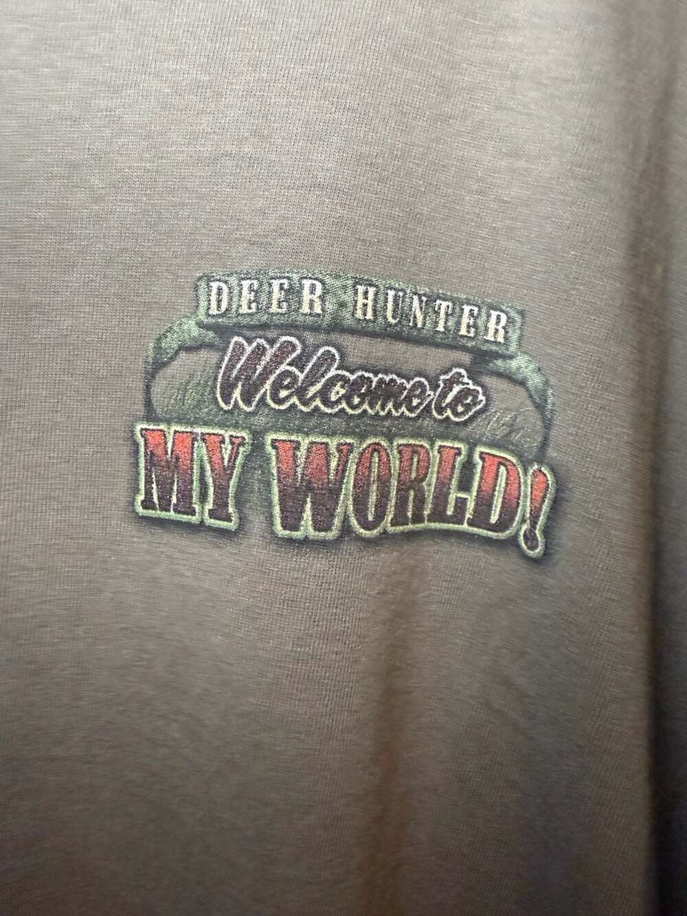 Buck Wear Deer Hunter Racks Ruts And Rifles Graphic T-Shirt - Picture 4 of 8
